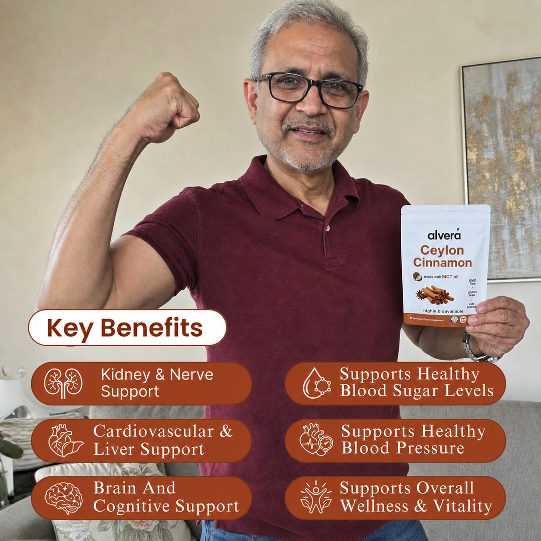 Key benefits of Alvera Ceylon Cinnamon softgels