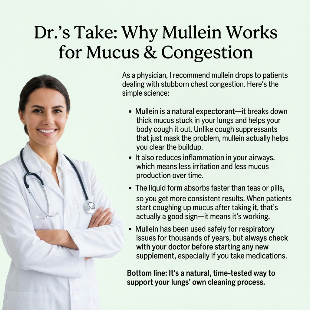 Doctor's take — why mullein works for mucus and congestion
