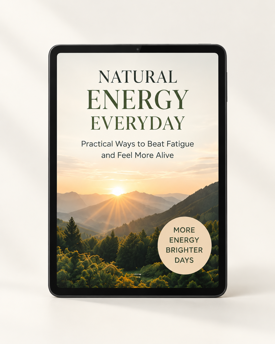 Natural Energy Every Day E-Book