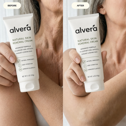 Alvera HA Hydrating Body Serum before and after