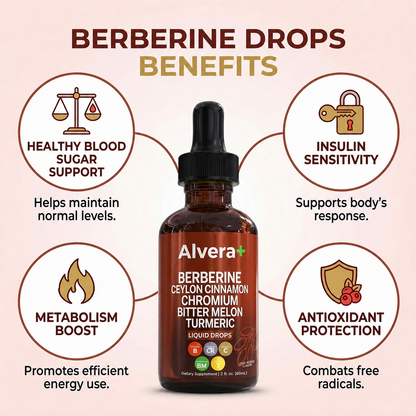 Pure Berberine Drops with Ceylon Cinnamon