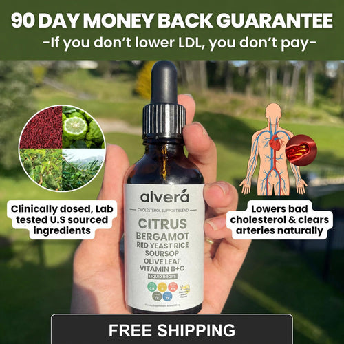 Red Yeast Rice Cholesterol Cleanse liquid drops - lowers bad cholesterol and clears arteries naturally