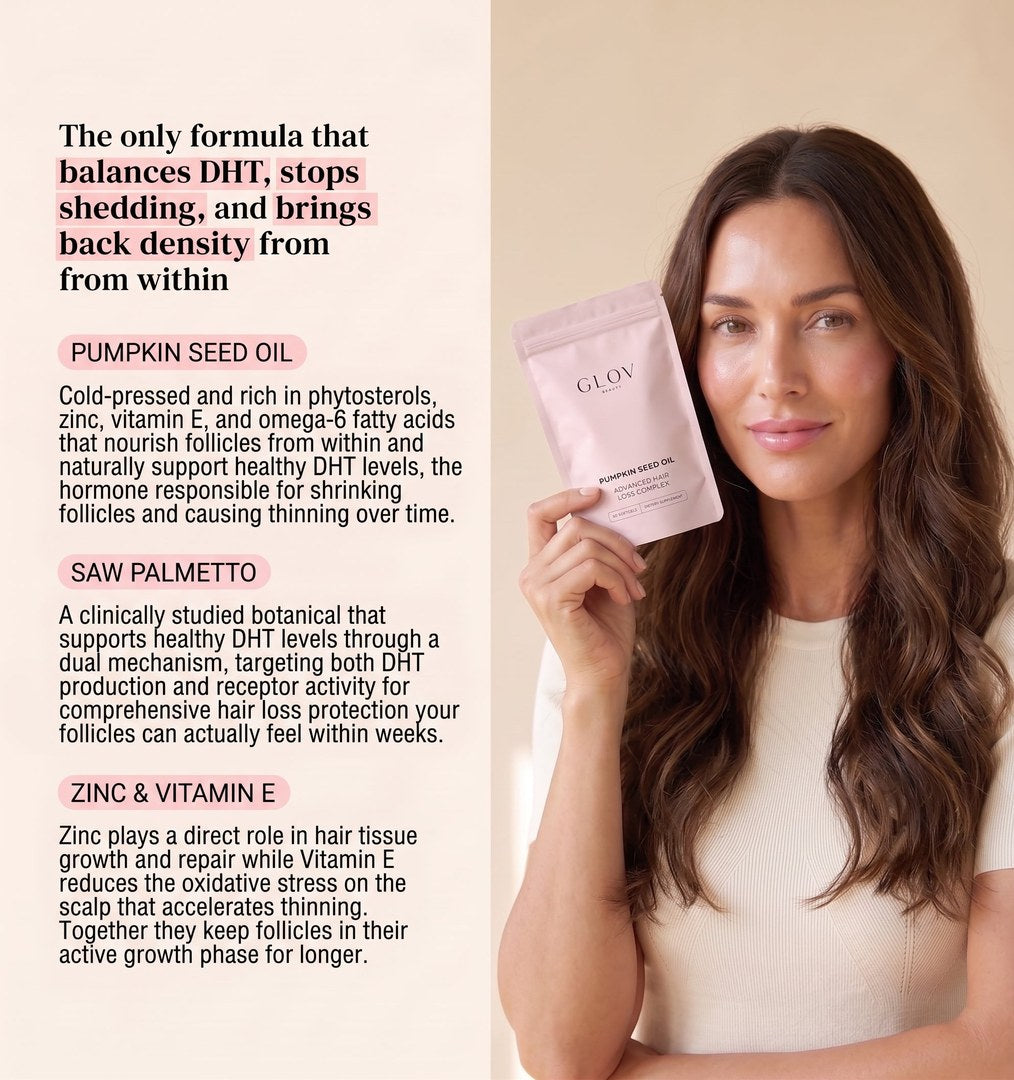 What is in the formula: pumpkin seed oil, saw palmetto and zinc and vitamin E