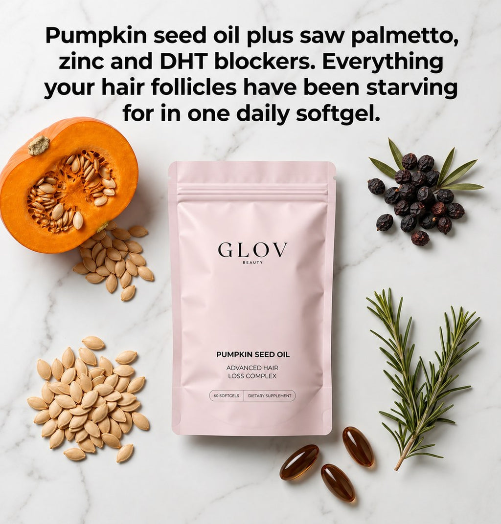 Pumpkin seed oil plus saw palmetto in one daily softgel