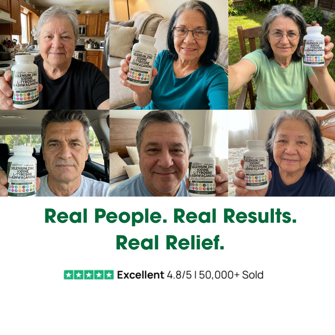 Customers holding the bottle: real people, real results